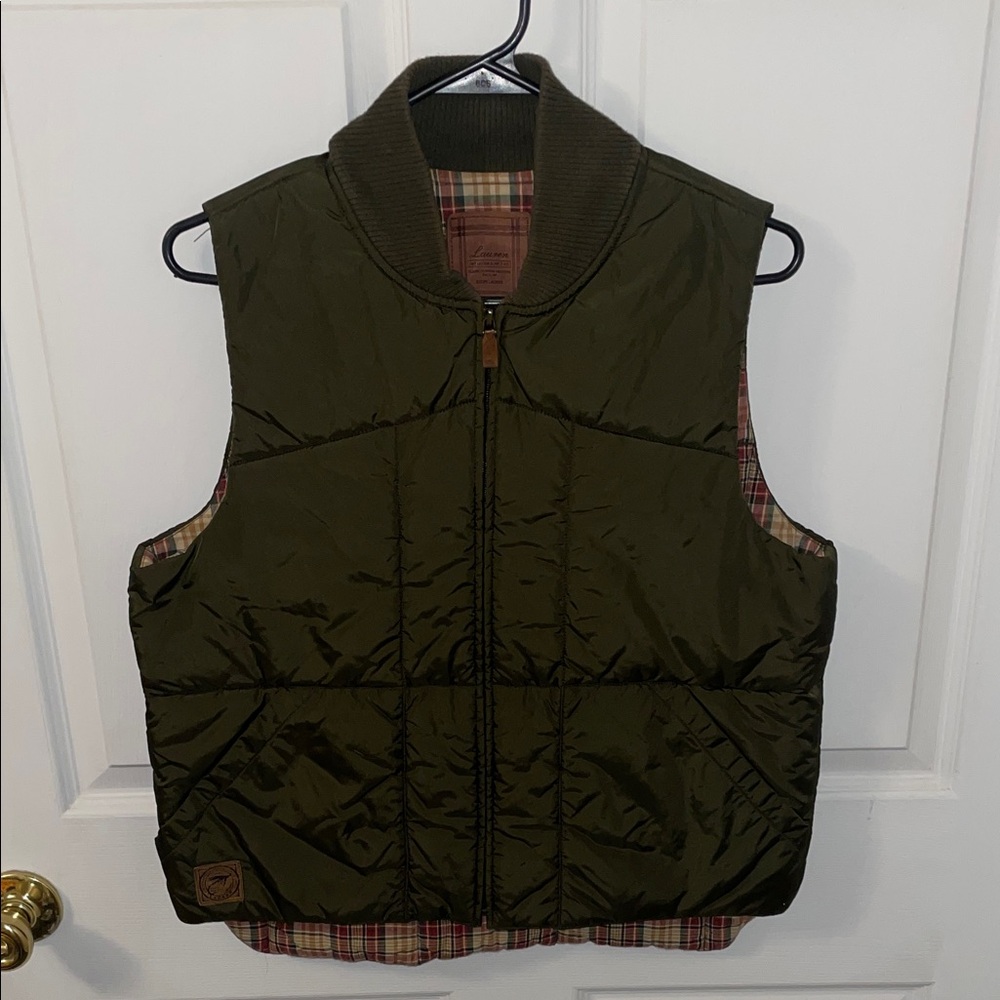 Ralph Lauren Olive Green Vest